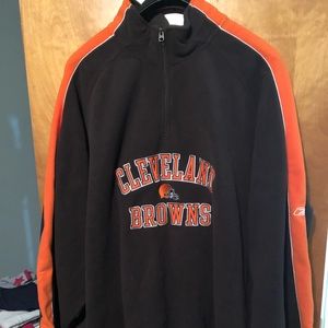 NFL AUTHENTIC CLEVELAND BROWNS SIDELINE FLEECE
